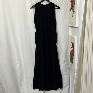 Zara Woman’s Studio Black Sleeveless High Neck Dress a171